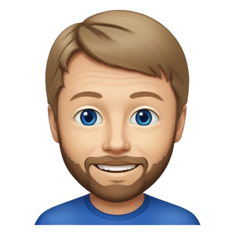 Björn Ulvaeus with dark blue eyes sticker