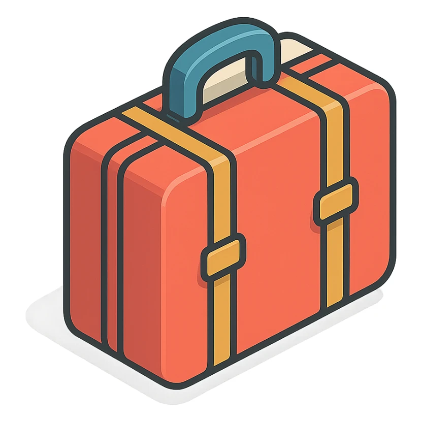 suitcase sticker