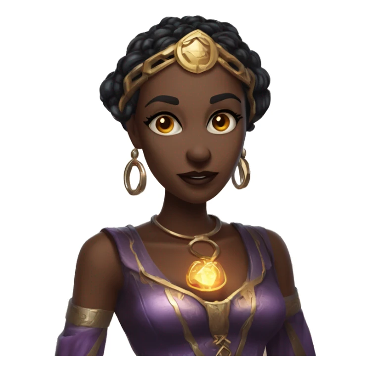 "Technomancy is the use of magic or mystical powers to control and manipulate technology” + "It's kind of like cyberpunk magic or how in some games, characters hack into systems using magic." 🖥️⚡🧙‍♂️ Make a ancient vampire technomancy goddess sticker