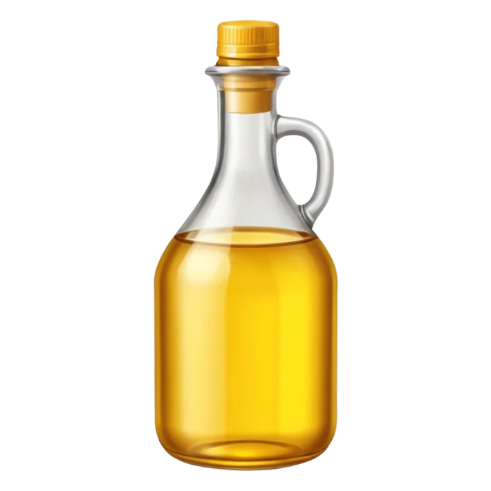 bottle of cooking oil sticker