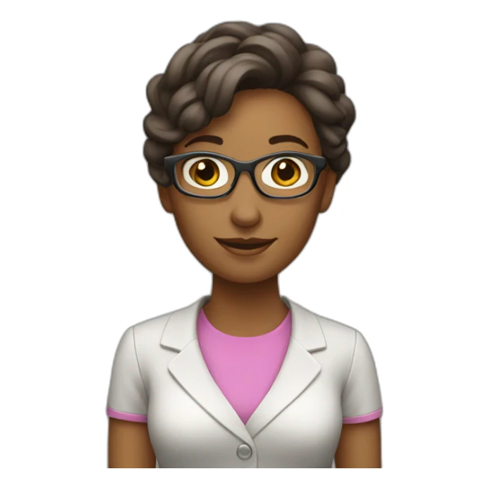 Woman, technology teacher, enjoy games sticker