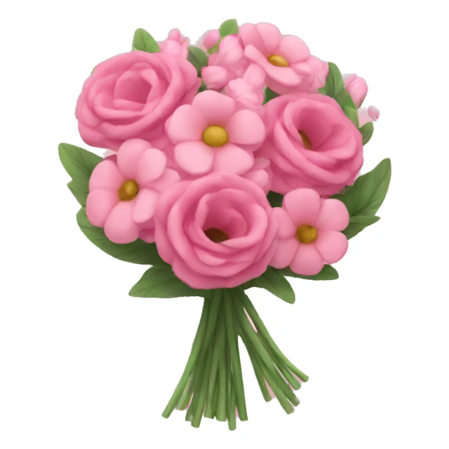Pink bouquet  sticker