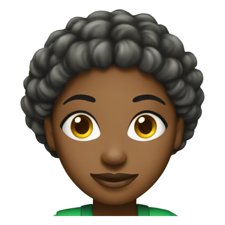 nice african woman in green uniform cleaning compny name DS clean sticker