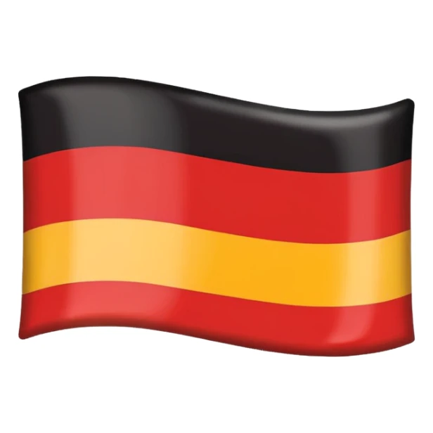 Flat Apple-style emoji of the German Empire flag sticker