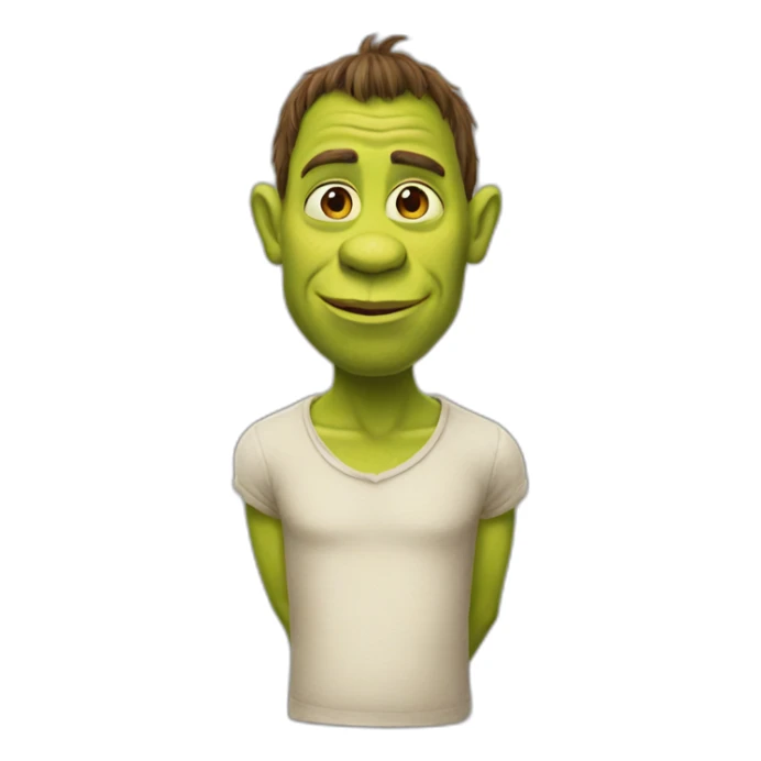 skinny-shrek sticker