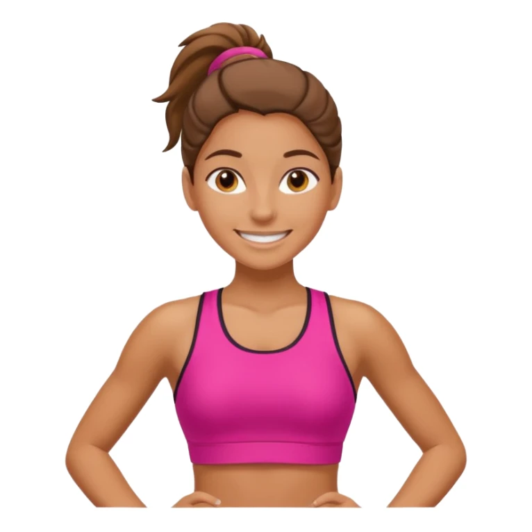 girl walks in a sport clothes sticker