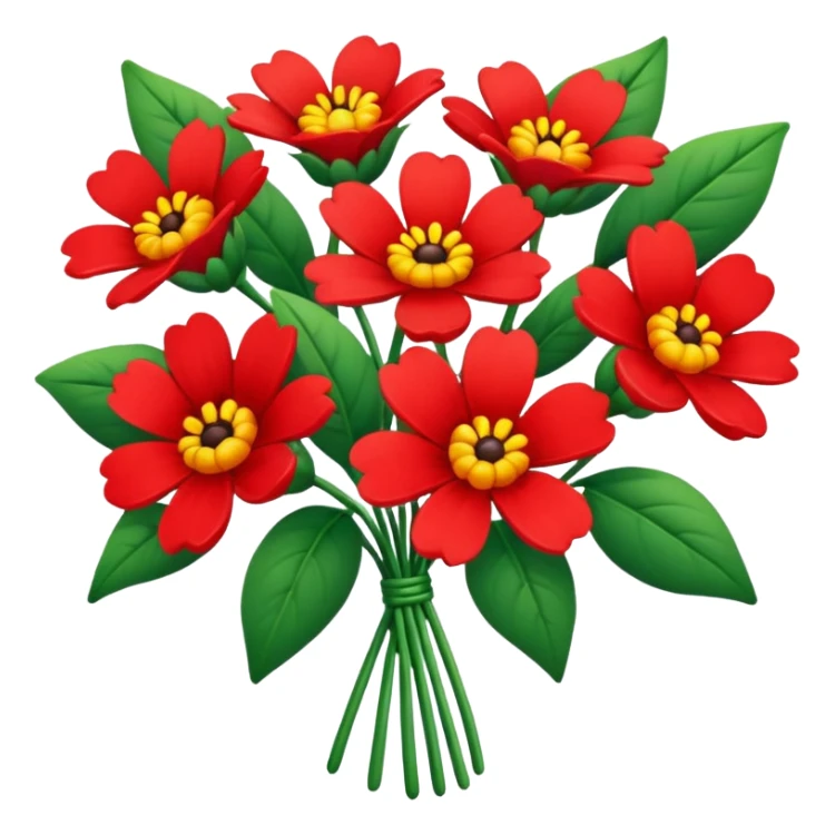 bouquet of kokina flowers sticker