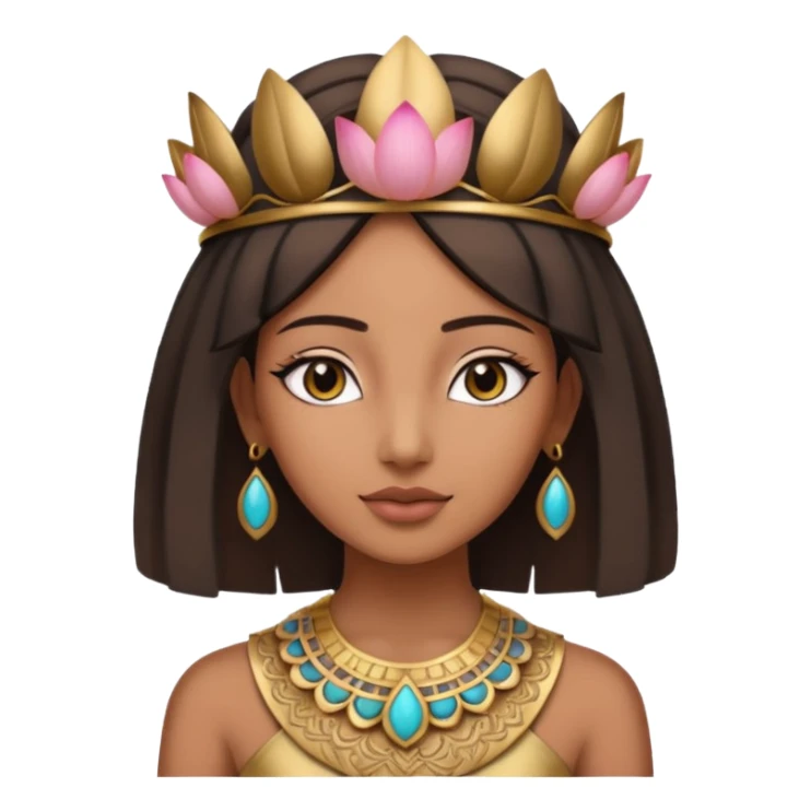 woman, Egypt, , lotus sticker