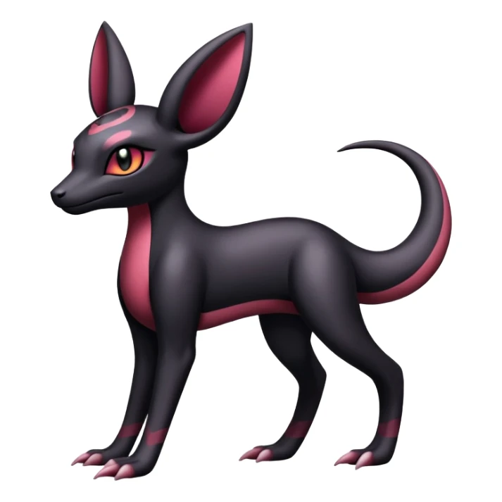 Salazzle-Umbreon-Fakémon-hybrid-creature (full body)  sticker