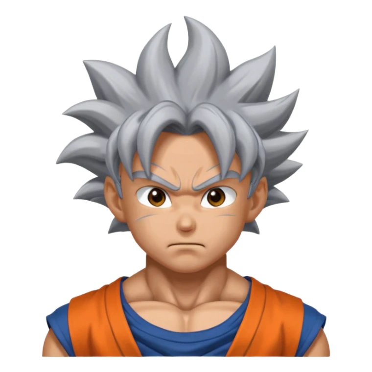 Goku Grey hair sticker