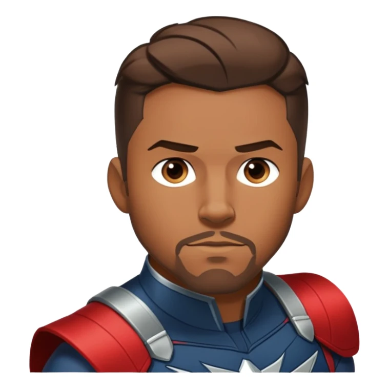 Sam Wilson with side-whiskers from avenger sticker