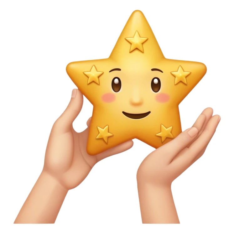 grabbing a dream star with your hand  sticker