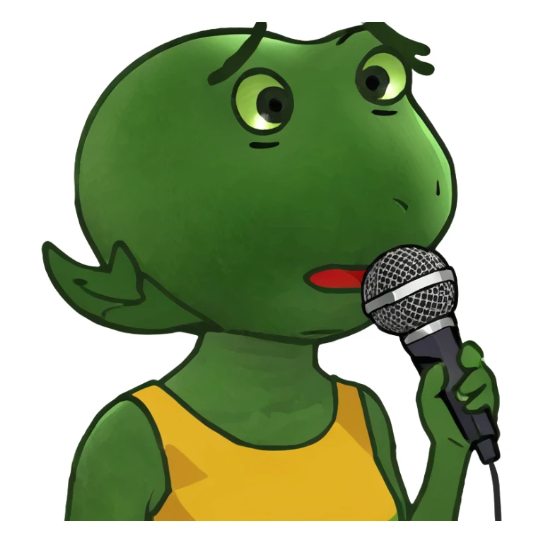 Girl talking too much  sticker