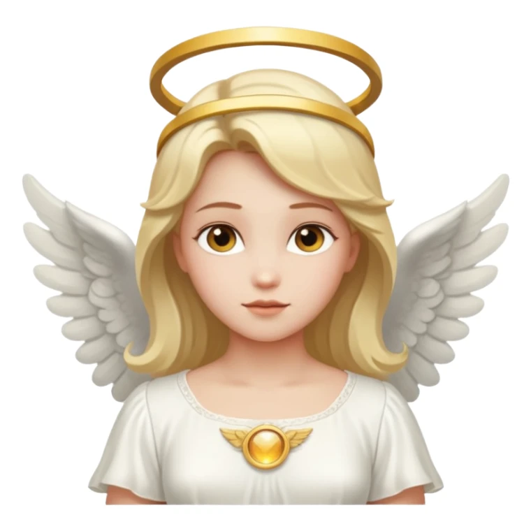 angel with halo sticker