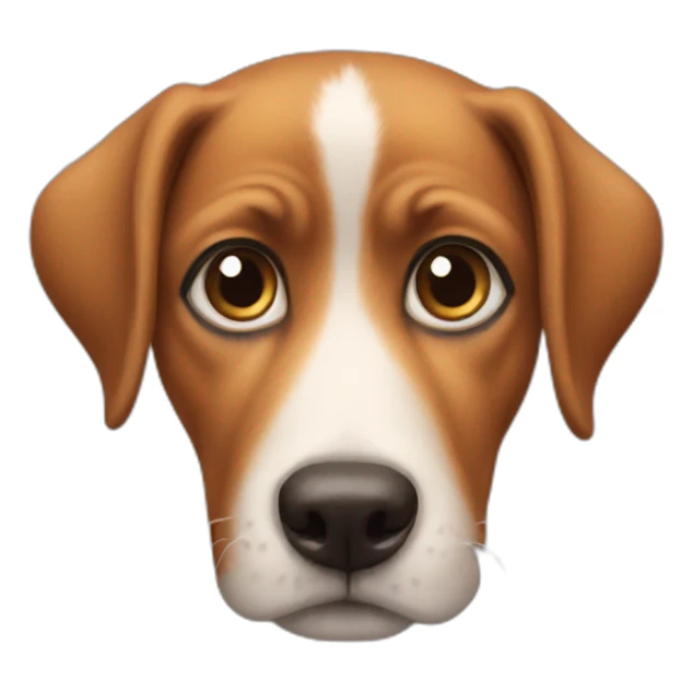 Dog with puppy eyes  sticker