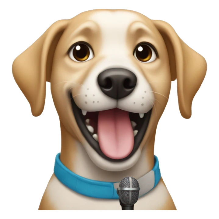 dog who sings sticker