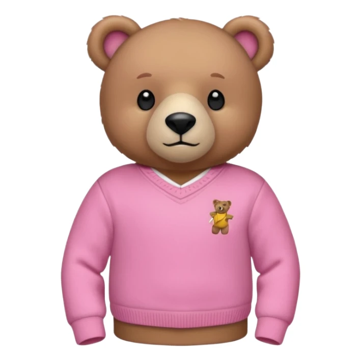Polo ralph lauren bear in pink  sticker
