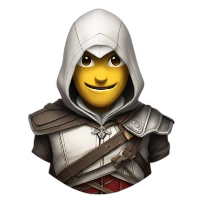 Assassin's creed happy sticker