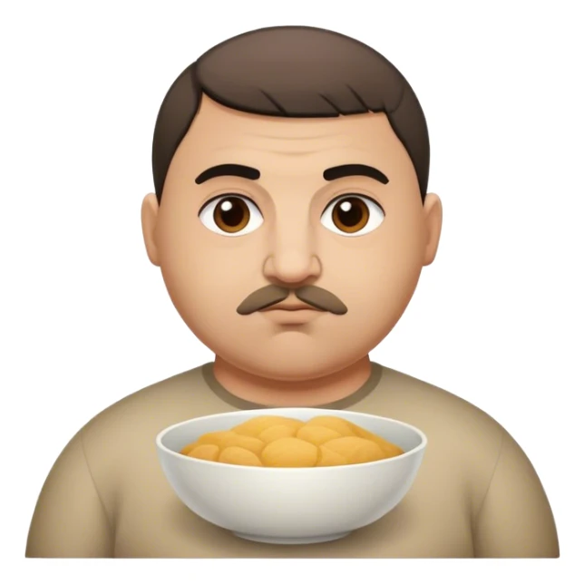 Fat Armenian oligarch with bowlcut sticker