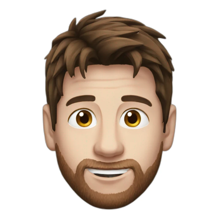 Emoji messi sticker
