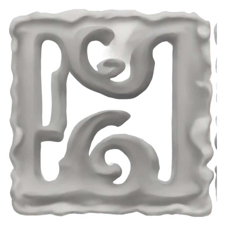 letter G, letter A and letter Y sticker