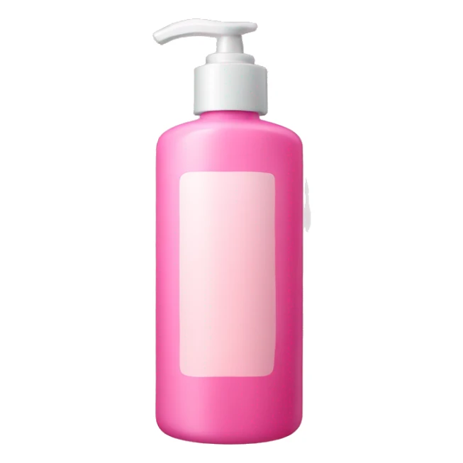 Bottle of pink lotion sticker