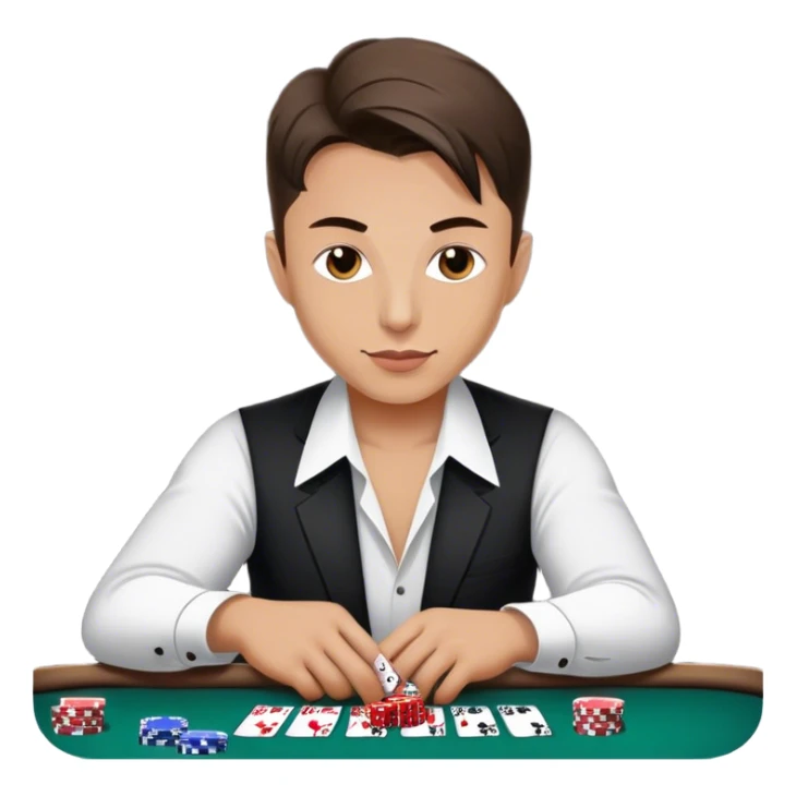 elone musk qui joue au poker avec winamax sticker