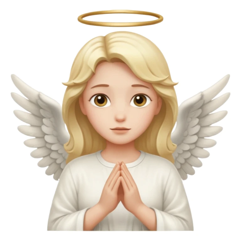 an angel with empty hands sticker