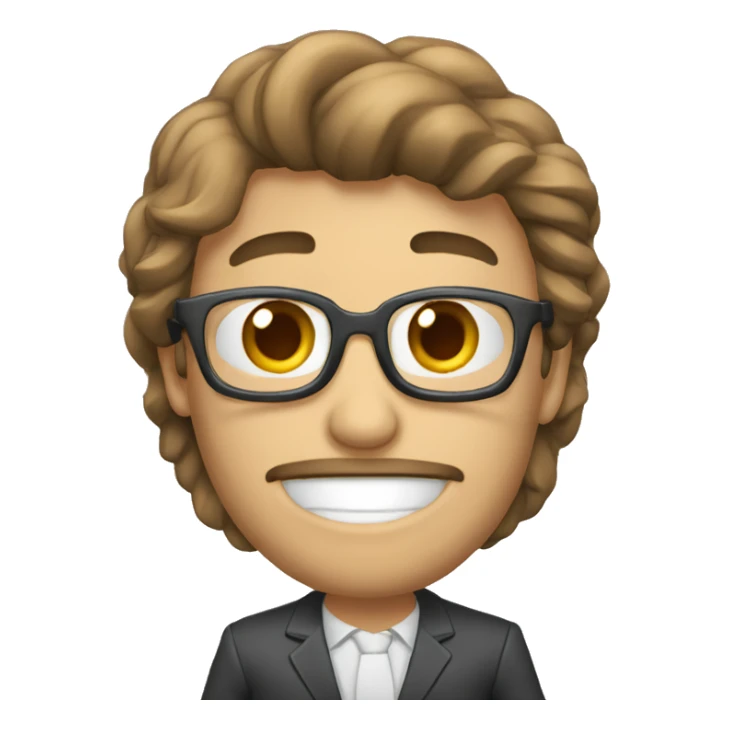 EJECUTIVA SALUDANDO CON UNA MANO sticker