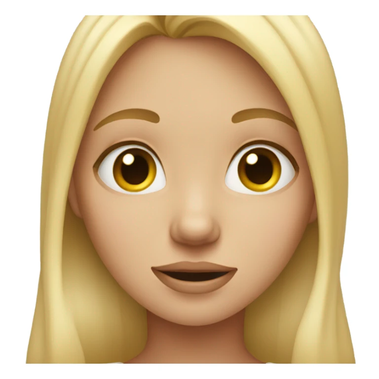 Blondie girl crying sticker