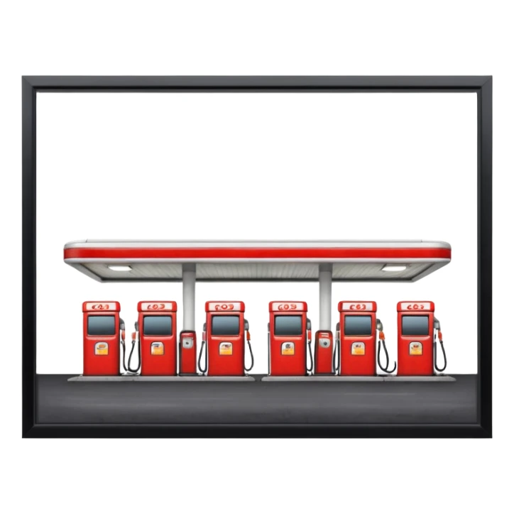 lots of gas station sticker