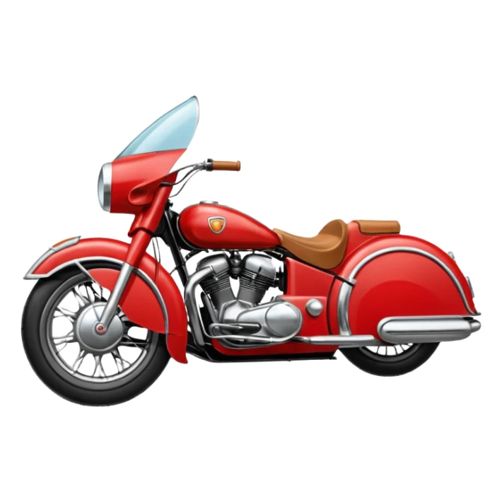 Side car rouge sticker