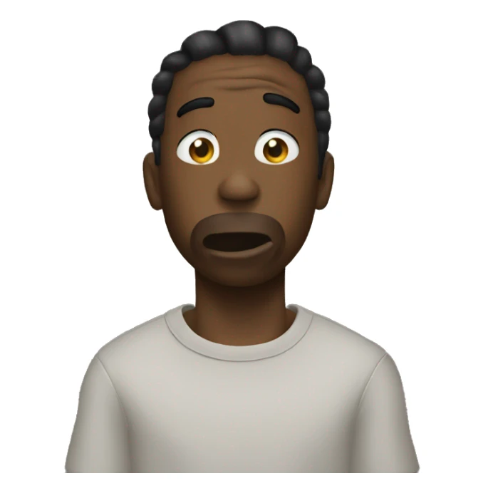 Travis Scott telling someone to be quiet  sticker