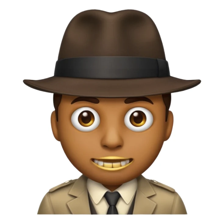Gangster emoji sticker