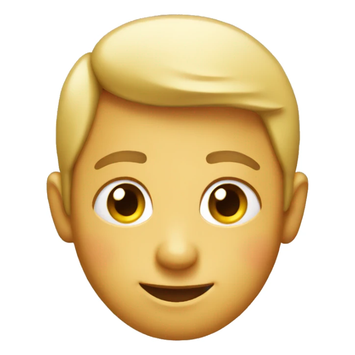 classic emoji face with stars as ears sticker