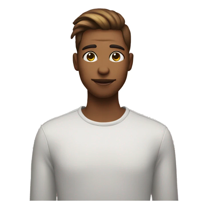 gay with makeup pouting, winking, and doing peace sign sticker