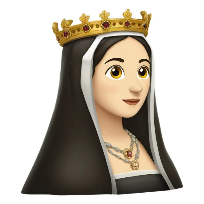 Queen catherine of Aragon details  sticker