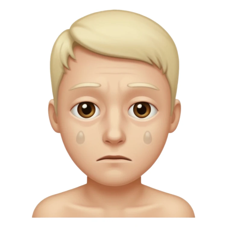 a Person who feels sick and poisoned sticker