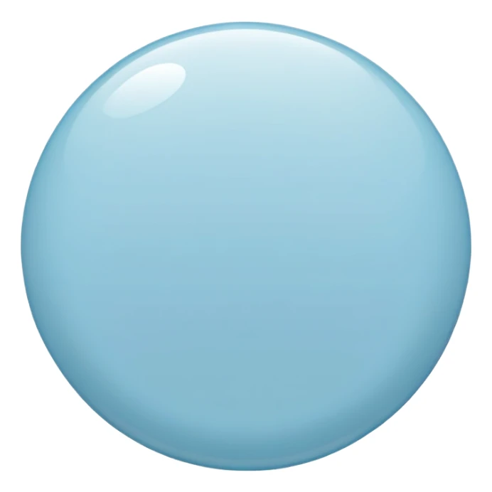 light blue spot of color sticker