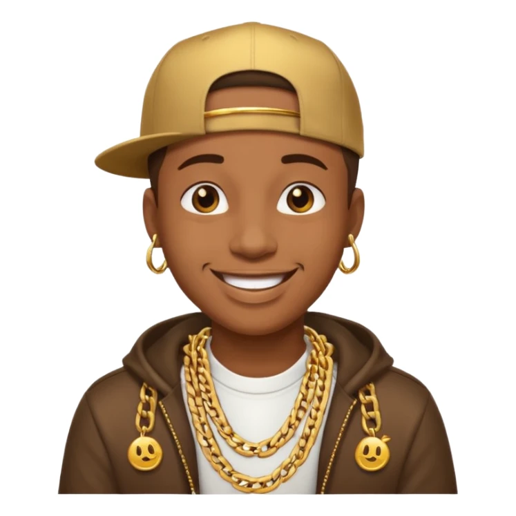 happy rapper sticker