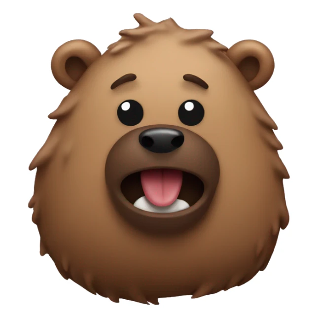 Grizzly poo sticker