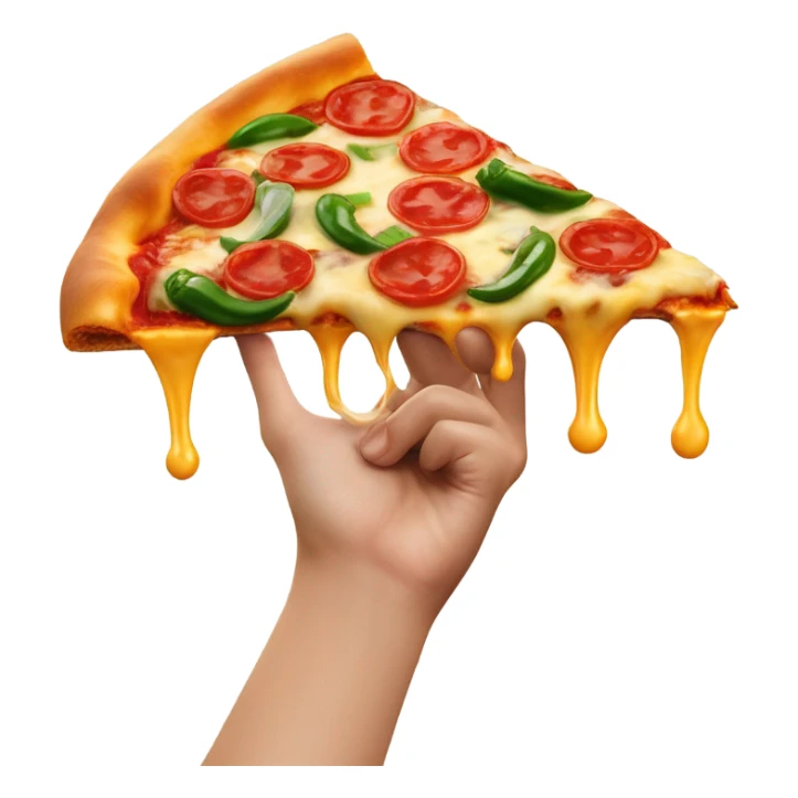 Me eating a slice of pizza  sticker