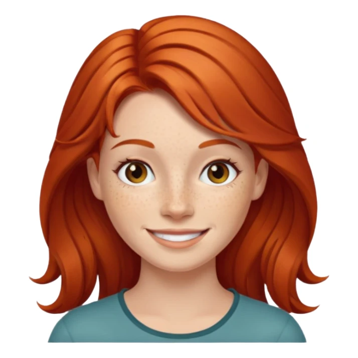 👸🏼 hace ese emoji pero que la mujer sea pelirroja sticker