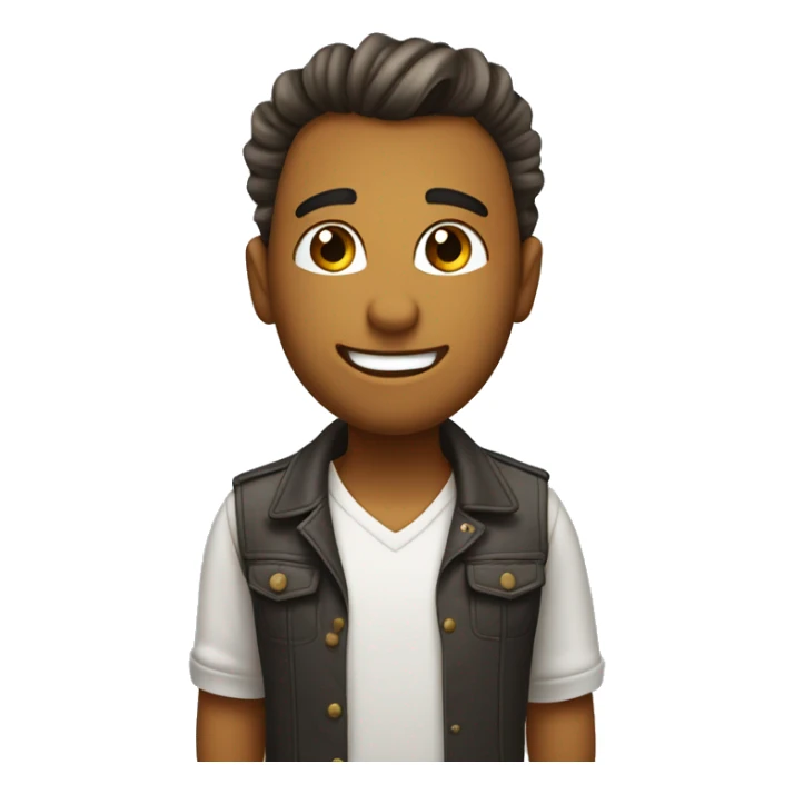 Flirty, confident emoji sweeping hair back with a playful smirk, as if saying, ‘Oh, you noticed me?’ sticker