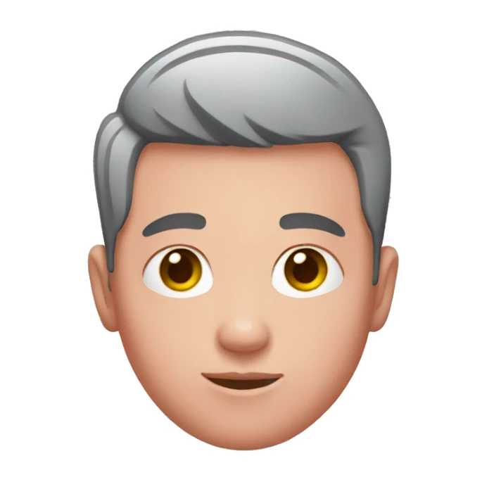 person with pink skin fade haircut sticker