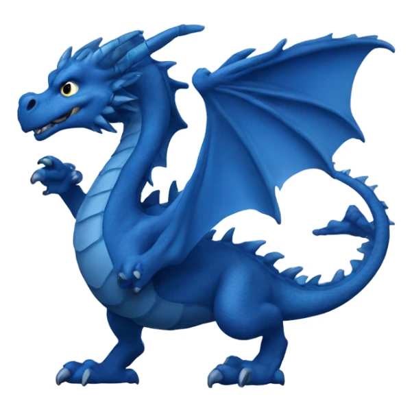 royal blue dragon for porto fc sticker