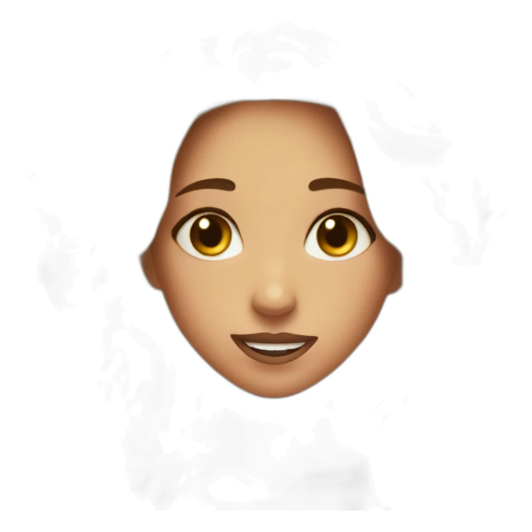 Autumn falls catching up with her mouth sticker