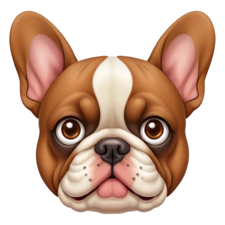 Very stupid french buldog sticker