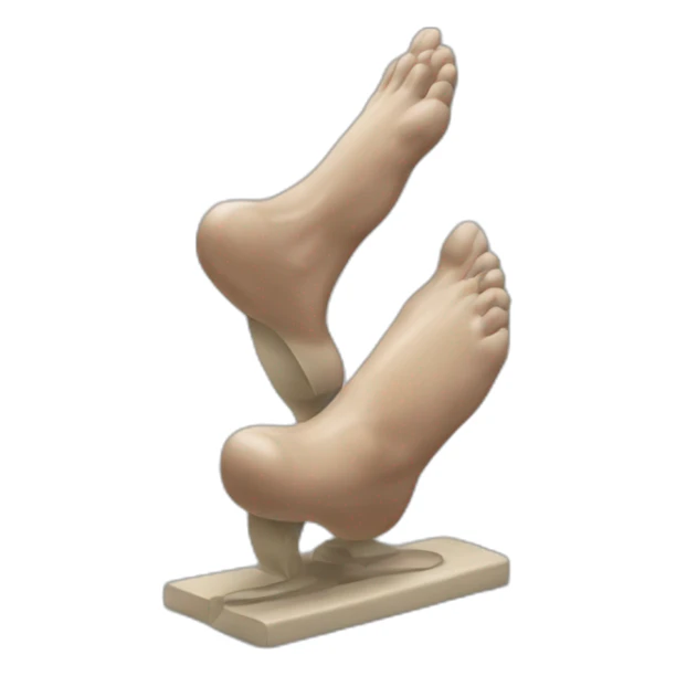 Un pied sur une tête  sticker