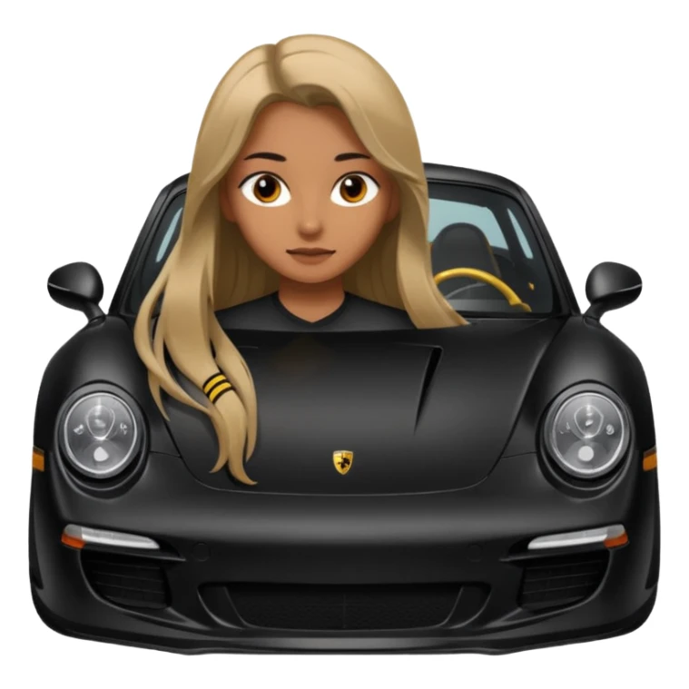 Porsche girl sticker